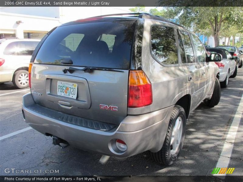 Sand Beige Metallic / Light Gray 2006 GMC Envoy SLE 4x4