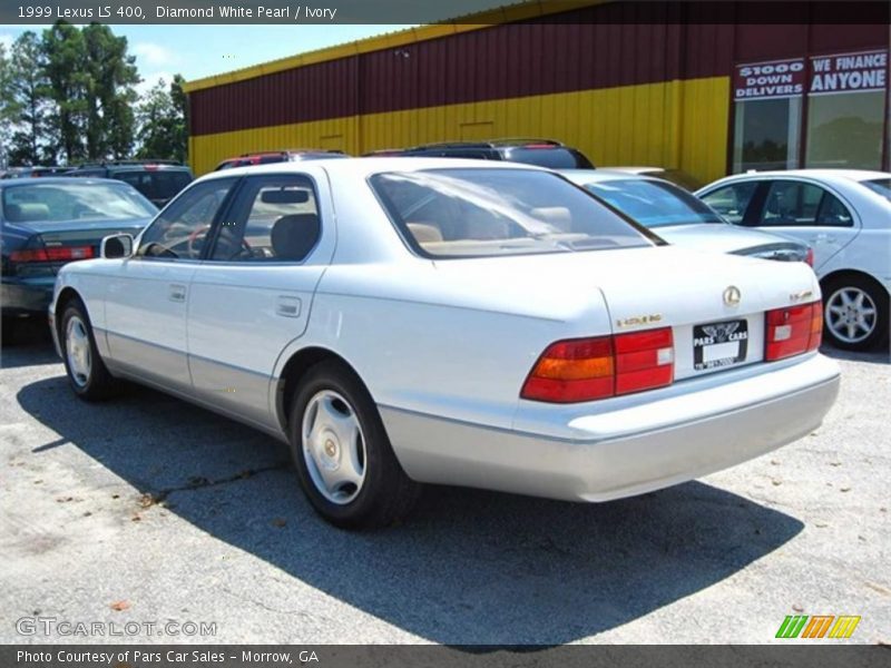 Diamond White Pearl / Ivory 1999 Lexus LS 400