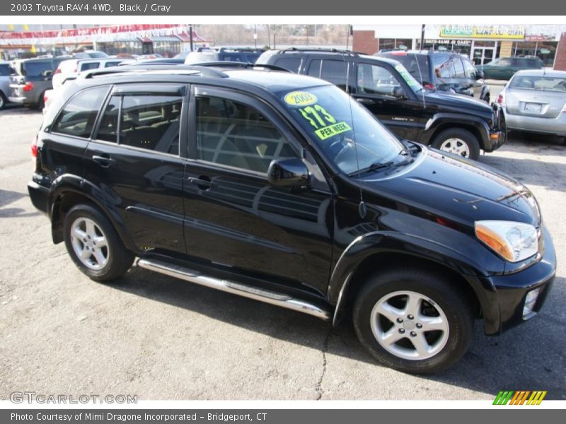 Black / Gray 2003 Toyota RAV4 4WD