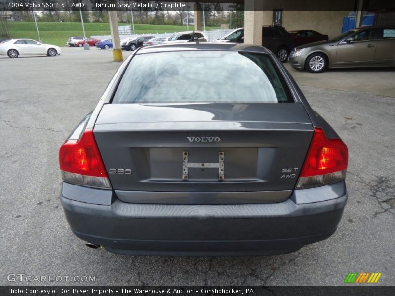 Titanium Gray Metallic / Graphite 2004 Volvo S60 2.5T AWD