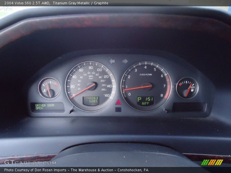 Titanium Gray Metallic / Graphite 2004 Volvo S60 2.5T AWD