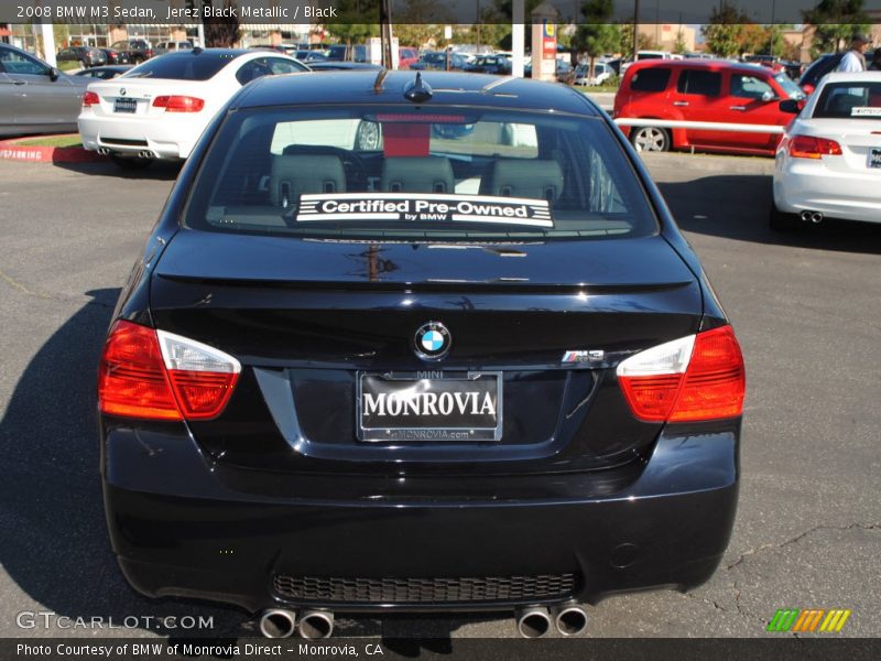 Jerez Black Metallic / Black 2008 BMW M3 Sedan
