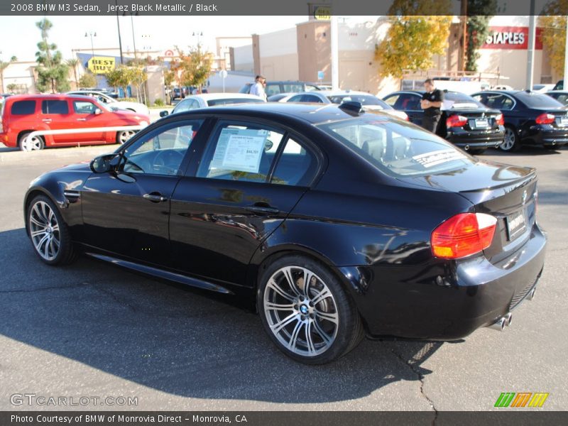 Jerez Black Metallic / Black 2008 BMW M3 Sedan