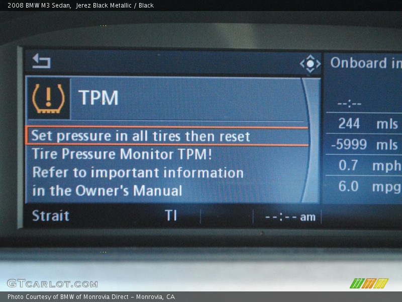 Jerez Black Metallic / Black 2008 BMW M3 Sedan