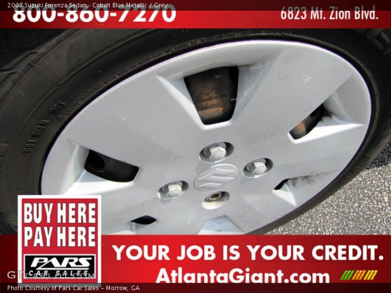 Cobalt Blue Metallic / Grey 2007 Suzuki Forenza Sedan