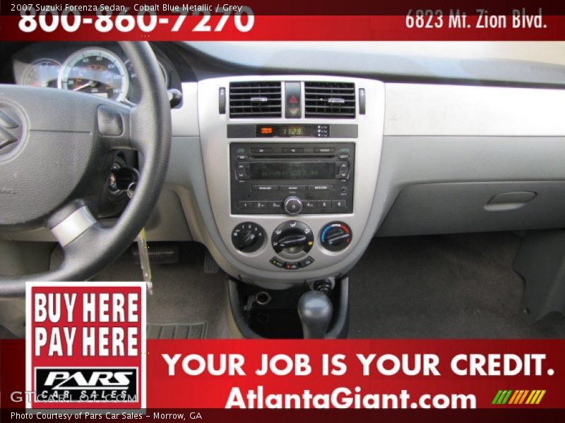 Cobalt Blue Metallic / Grey 2007 Suzuki Forenza Sedan