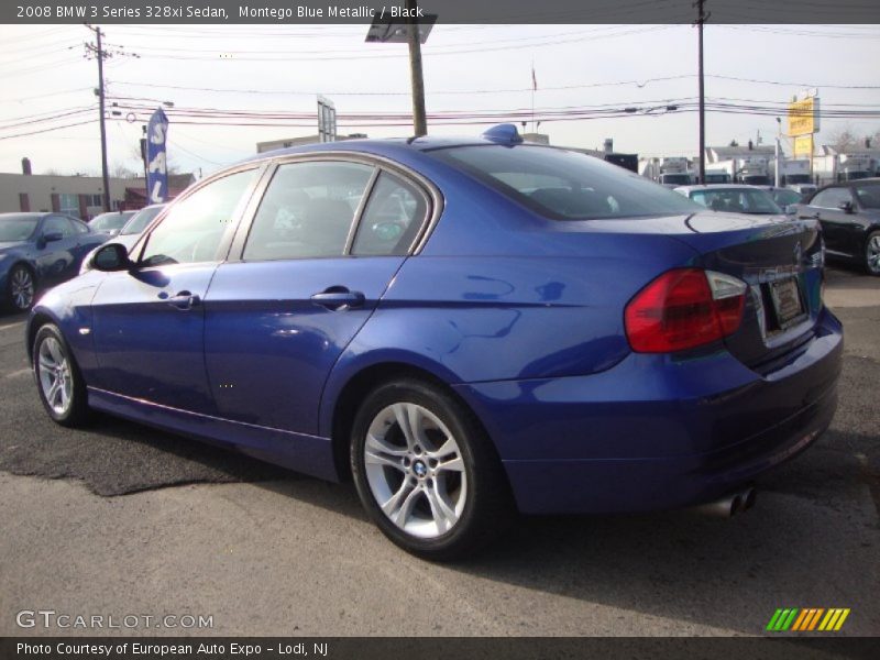 Montego Blue Metallic / Black 2008 BMW 3 Series 328xi Sedan