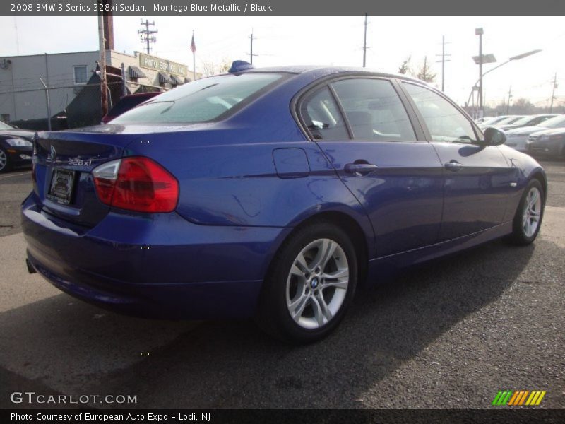 Montego Blue Metallic / Black 2008 BMW 3 Series 328xi Sedan