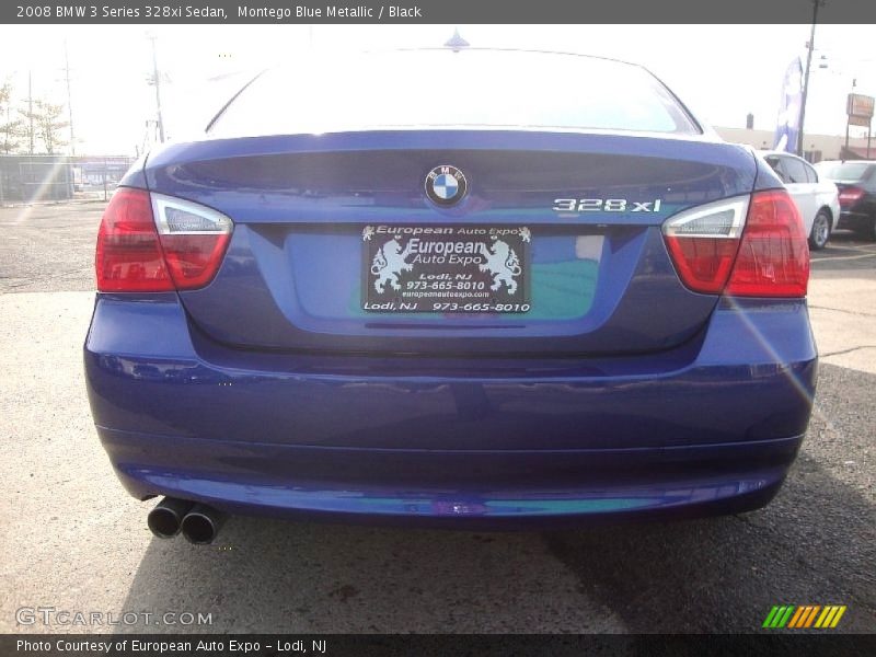 Montego Blue Metallic / Black 2008 BMW 3 Series 328xi Sedan