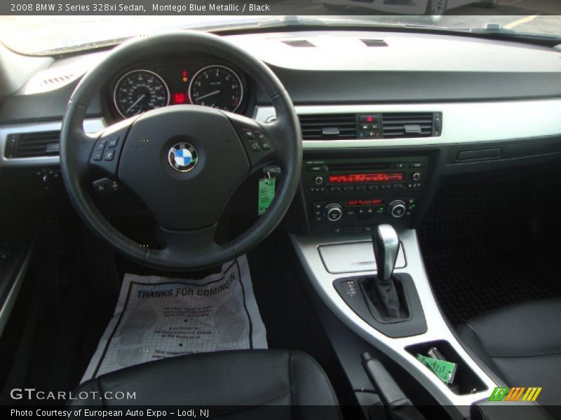 Montego Blue Metallic / Black 2008 BMW 3 Series 328xi Sedan