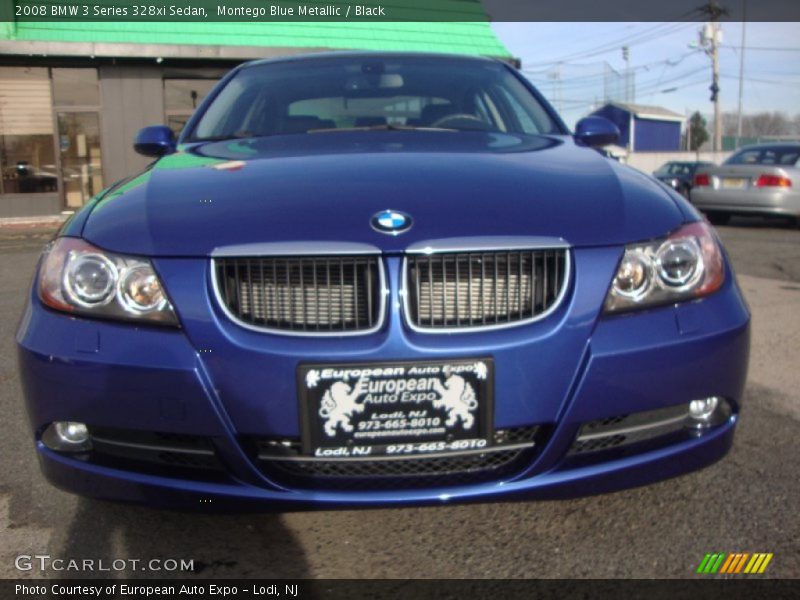 Montego Blue Metallic / Black 2008 BMW 3 Series 328xi Sedan
