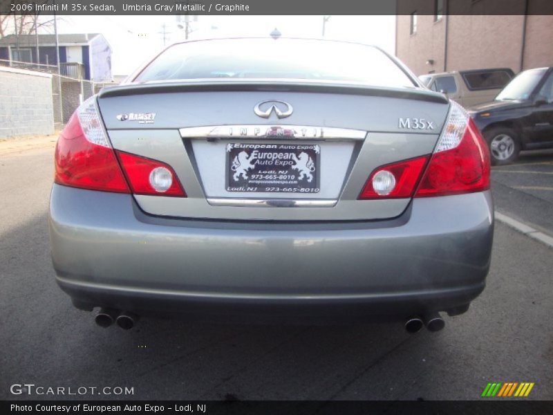 Umbria Gray Metallic / Graphite 2006 Infiniti M 35x Sedan