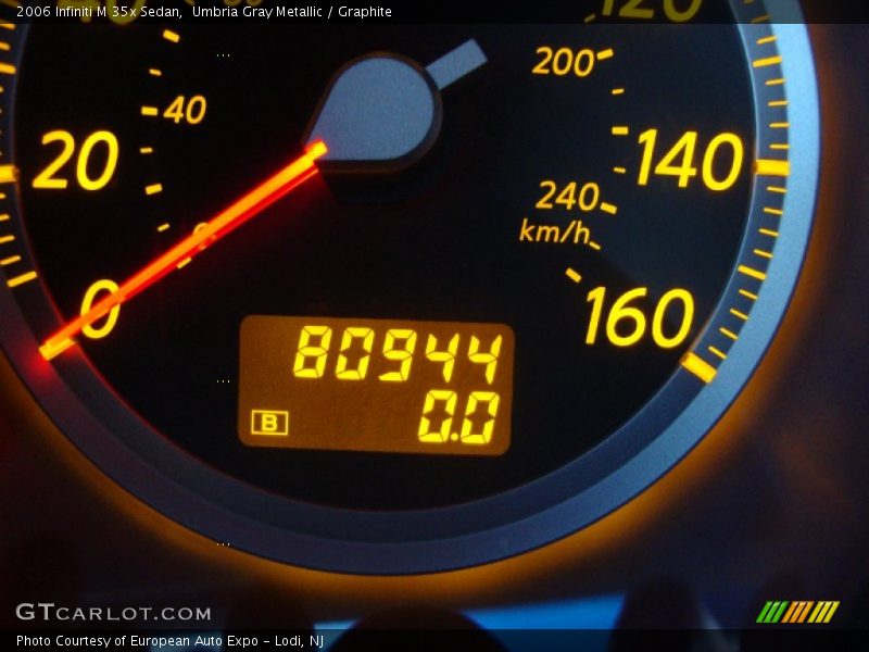 Umbria Gray Metallic / Graphite 2006 Infiniti M 35x Sedan