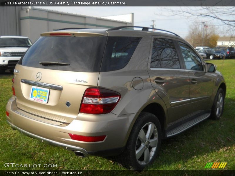 Sand Beige Metallic / Cashmere 2010 Mercedes-Benz ML 350 4Matic