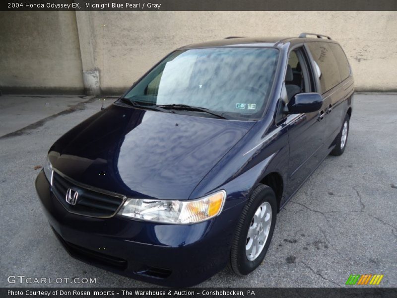 Midnight Blue Pearl / Gray 2004 Honda Odyssey EX
