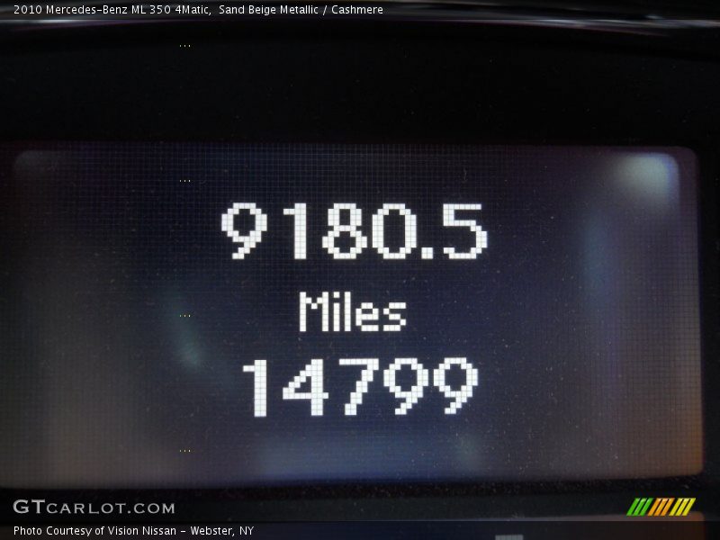 Sand Beige Metallic / Cashmere 2010 Mercedes-Benz ML 350 4Matic