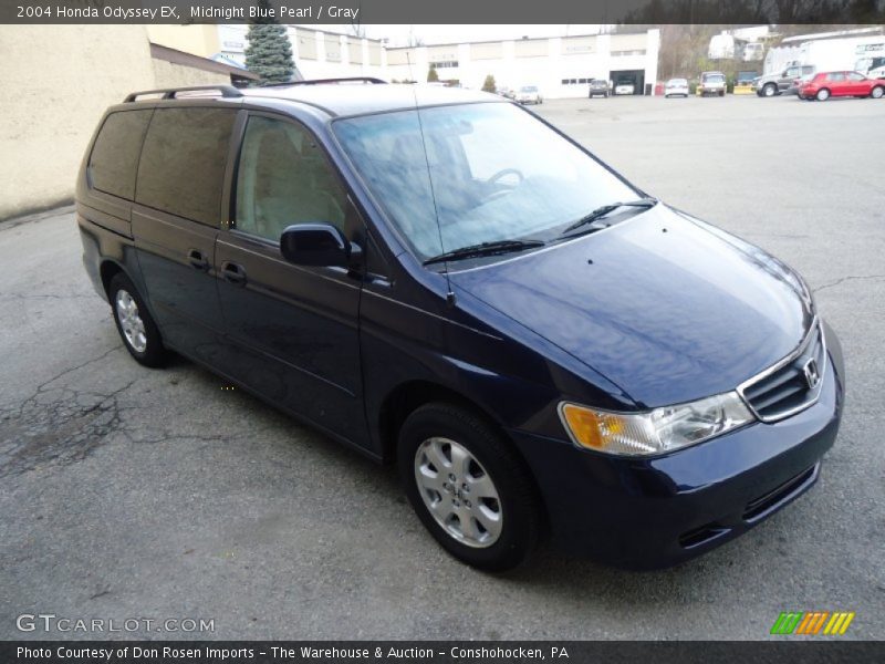 Midnight Blue Pearl / Gray 2004 Honda Odyssey EX