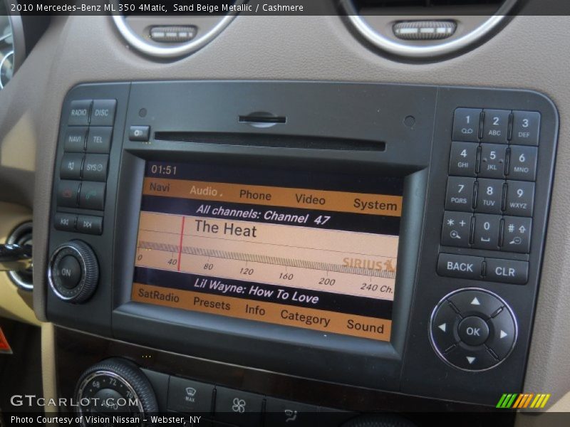 Sand Beige Metallic / Cashmere 2010 Mercedes-Benz ML 350 4Matic