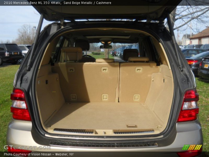 Sand Beige Metallic / Cashmere 2010 Mercedes-Benz ML 350 4Matic