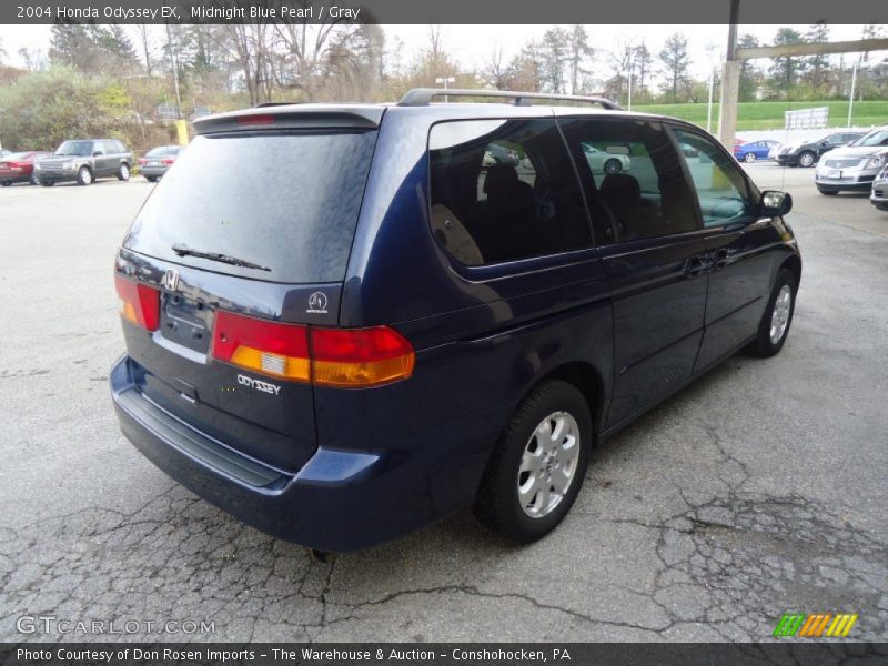 Midnight Blue Pearl / Gray 2004 Honda Odyssey EX