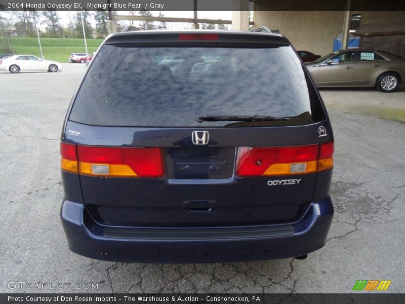 Midnight Blue Pearl / Gray 2004 Honda Odyssey EX