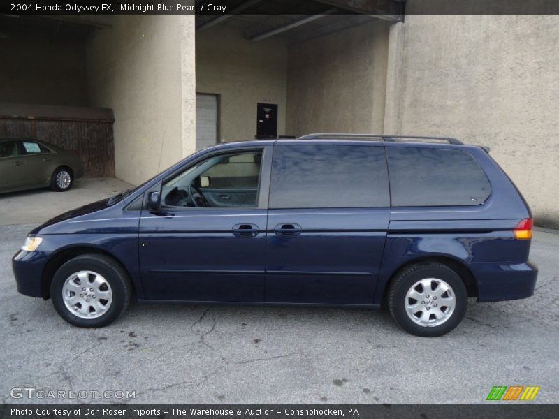 Midnight Blue Pearl / Gray 2004 Honda Odyssey EX