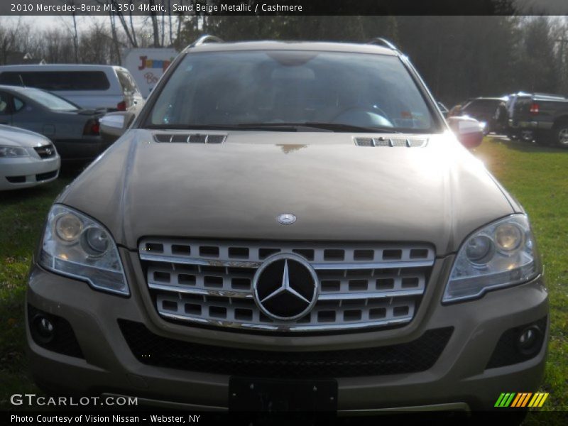 Sand Beige Metallic / Cashmere 2010 Mercedes-Benz ML 350 4Matic