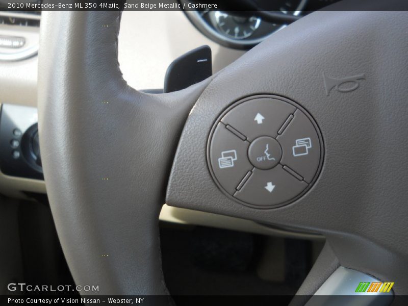 Sand Beige Metallic / Cashmere 2010 Mercedes-Benz ML 350 4Matic