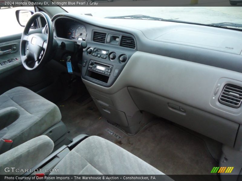 Midnight Blue Pearl / Gray 2004 Honda Odyssey EX