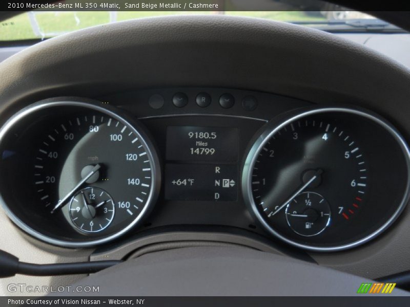 Sand Beige Metallic / Cashmere 2010 Mercedes-Benz ML 350 4Matic