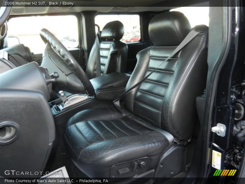  2006 H2 SUT Ebony Interior