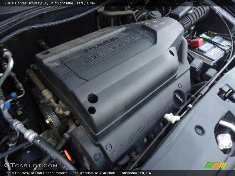 Midnight Blue Pearl / Gray 2004 Honda Odyssey EX