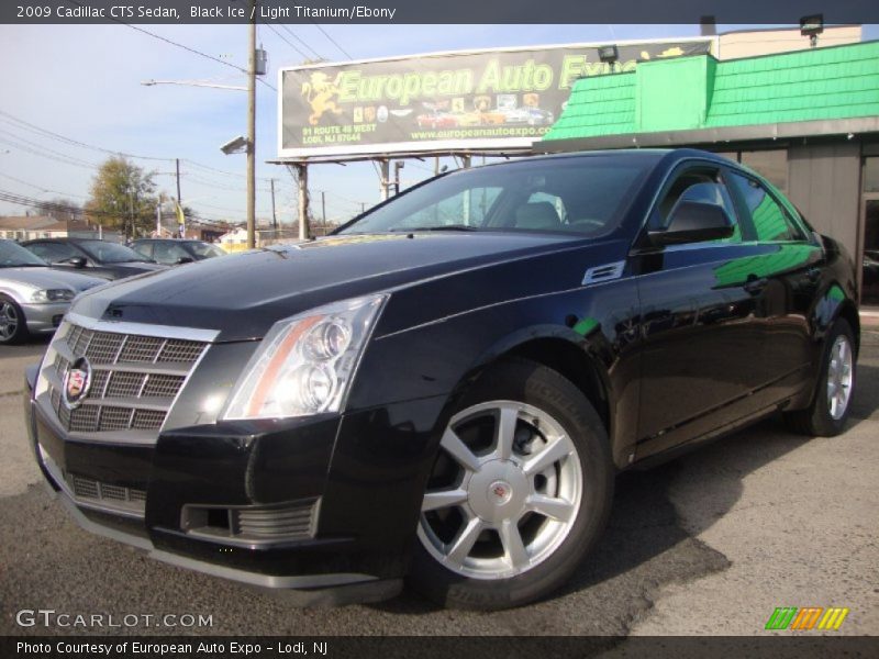 Black Ice / Light Titanium/Ebony 2009 Cadillac CTS Sedan
