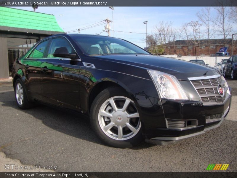Black Ice / Light Titanium/Ebony 2009 Cadillac CTS Sedan