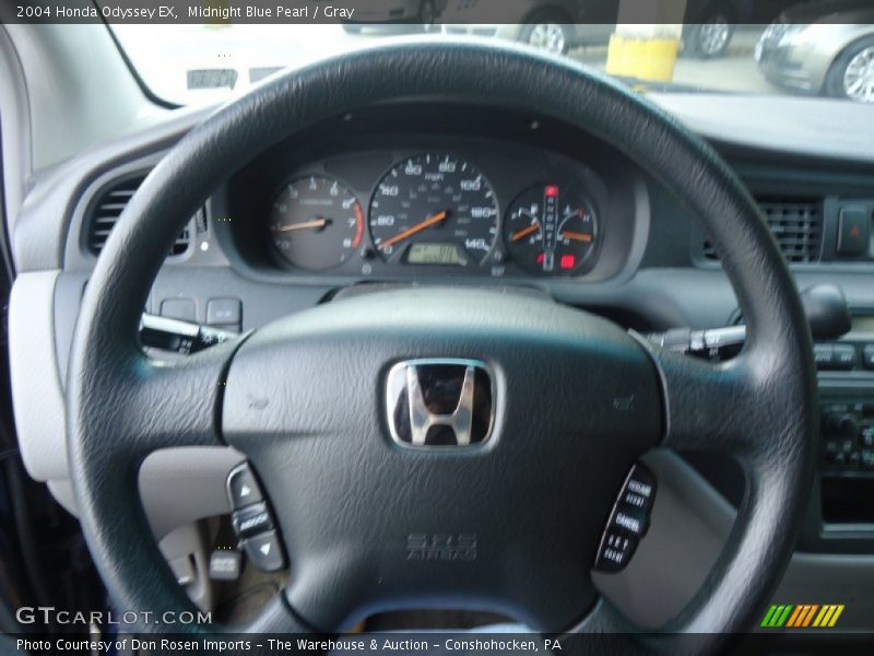 Midnight Blue Pearl / Gray 2004 Honda Odyssey EX