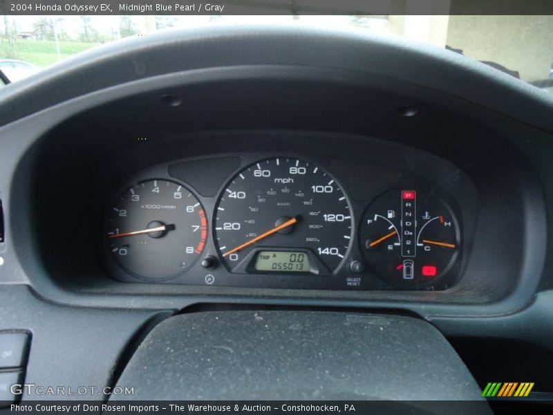 Midnight Blue Pearl / Gray 2004 Honda Odyssey EX