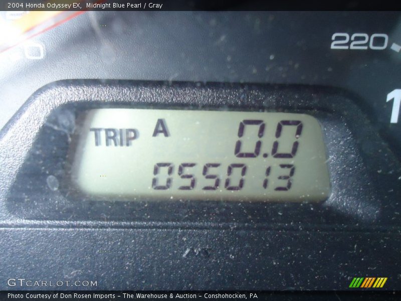 Midnight Blue Pearl / Gray 2004 Honda Odyssey EX