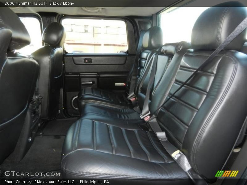 Black / Ebony 2006 Hummer H2 SUT