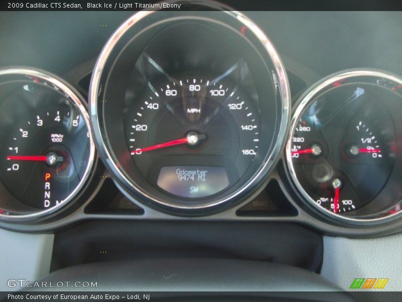 Black Ice / Light Titanium/Ebony 2009 Cadillac CTS Sedan