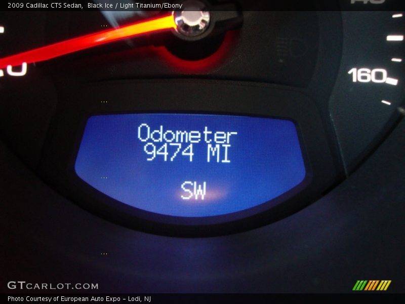 Black Ice / Light Titanium/Ebony 2009 Cadillac CTS Sedan