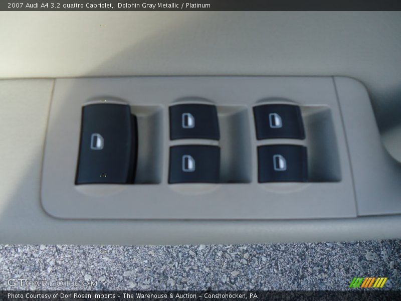Dolphin Gray Metallic / Platinum 2007 Audi A4 3.2 quattro Cabriolet