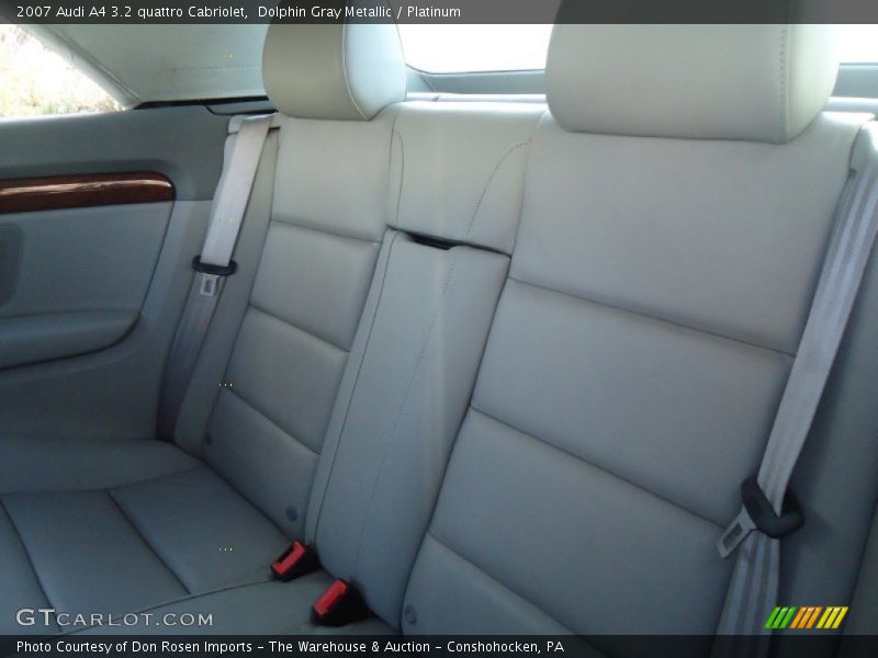 Dolphin Gray Metallic / Platinum 2007 Audi A4 3.2 quattro Cabriolet