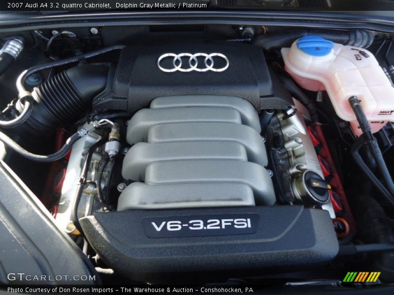  2007 A4 3.2 quattro Cabriolet Engine - 3.2 Liter DOHC 24-Valve VVT V6