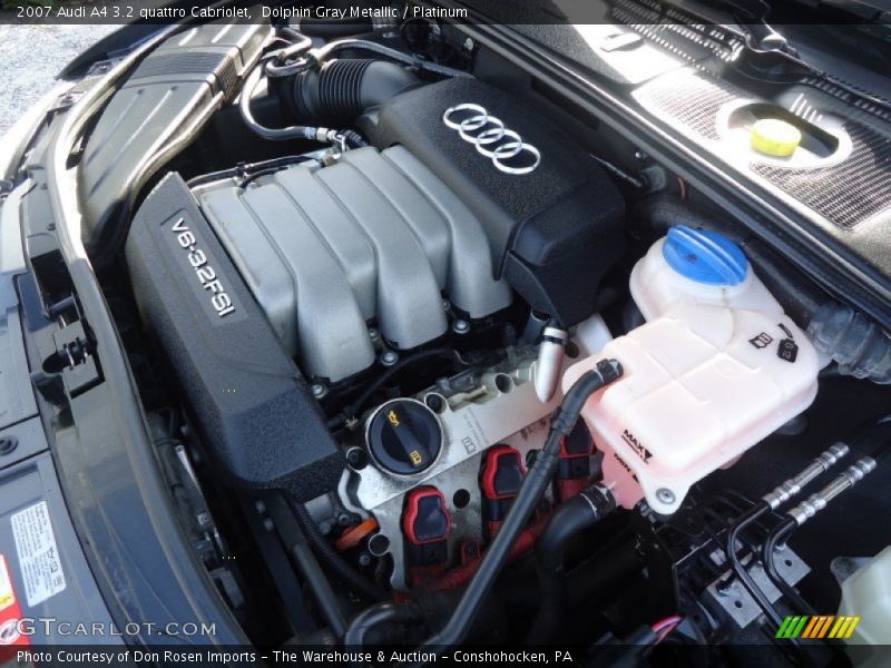  2007 A4 3.2 quattro Cabriolet Engine - 3.2 Liter DOHC 24-Valve VVT V6