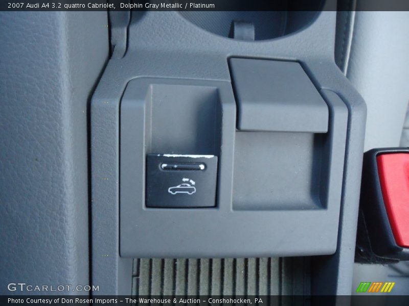 Dolphin Gray Metallic / Platinum 2007 Audi A4 3.2 quattro Cabriolet