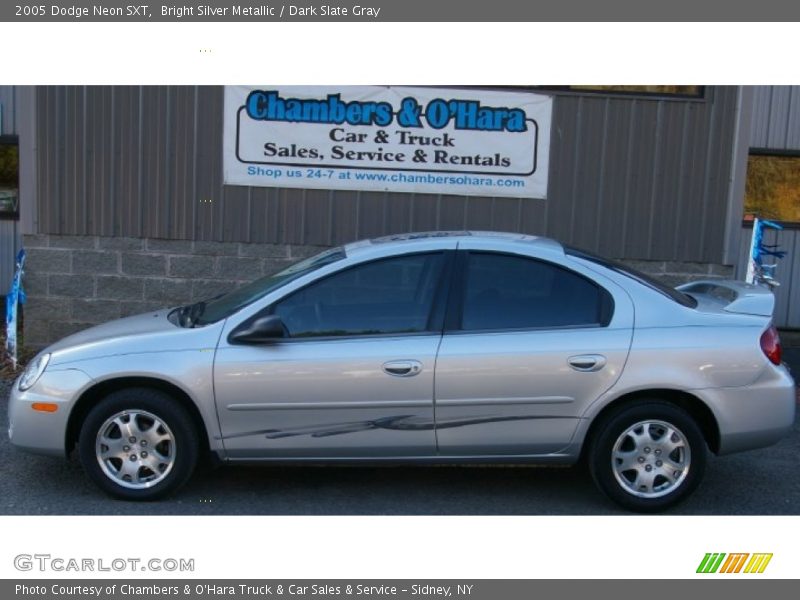 Bright Silver Metallic / Dark Slate Gray 2005 Dodge Neon SXT