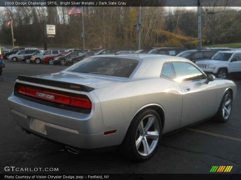 Bright Silver Metallic / Dark Slate Gray 2009 Dodge Challenger SRT8