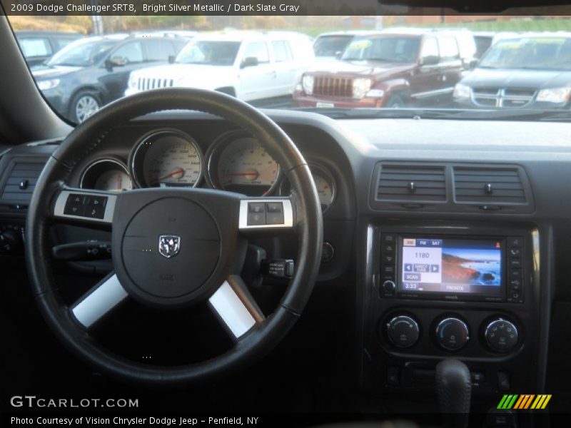 Bright Silver Metallic / Dark Slate Gray 2009 Dodge Challenger SRT8