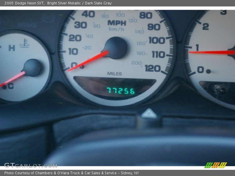 Bright Silver Metallic / Dark Slate Gray 2005 Dodge Neon SXT