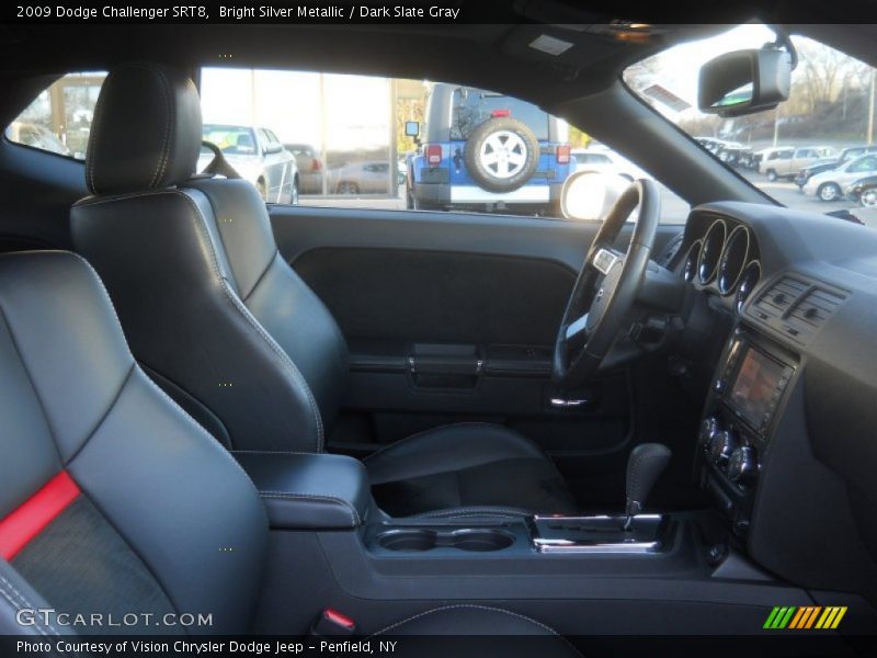 Bright Silver Metallic / Dark Slate Gray 2009 Dodge Challenger SRT8